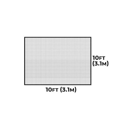 CRICKET NET PANELS [FULLY EDGED] [Panel Size:: 3.1m x 3.1m (10ft x 10ft)]