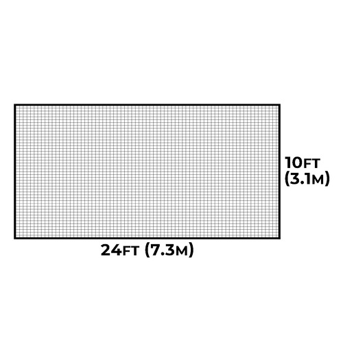 CRICKET NET PANELS [FULLY EDGED] [Panel Size:: 3.1m x 7.3m (10ft x 24ft)]