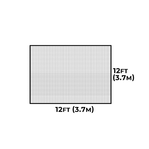 CRICKET NET PANELS [FULLY EDGED] [Panel Size:: 3.7m x 3.7m (12ft x 12ft)]
