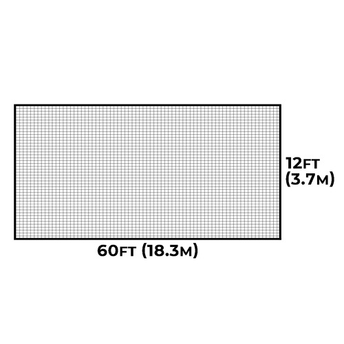 CRICKET NET PANELS [FULLY EDGED] [Panel Size:: 3.7m x 18.3m (12ft x 60ft)]