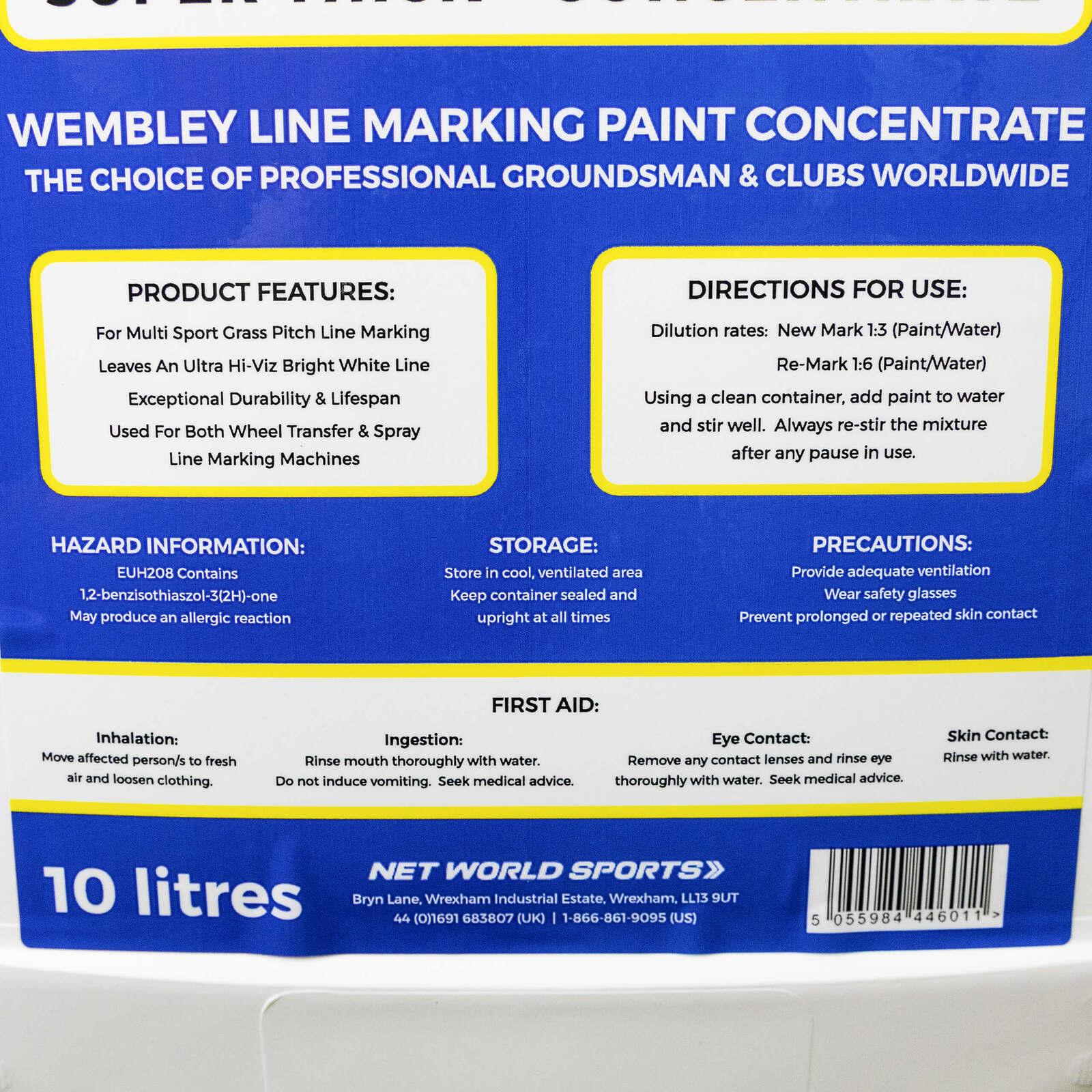 STADIUMMAX GRASS LINE MARKING PAINT CONCENTRATE [10L] [Colour: White]