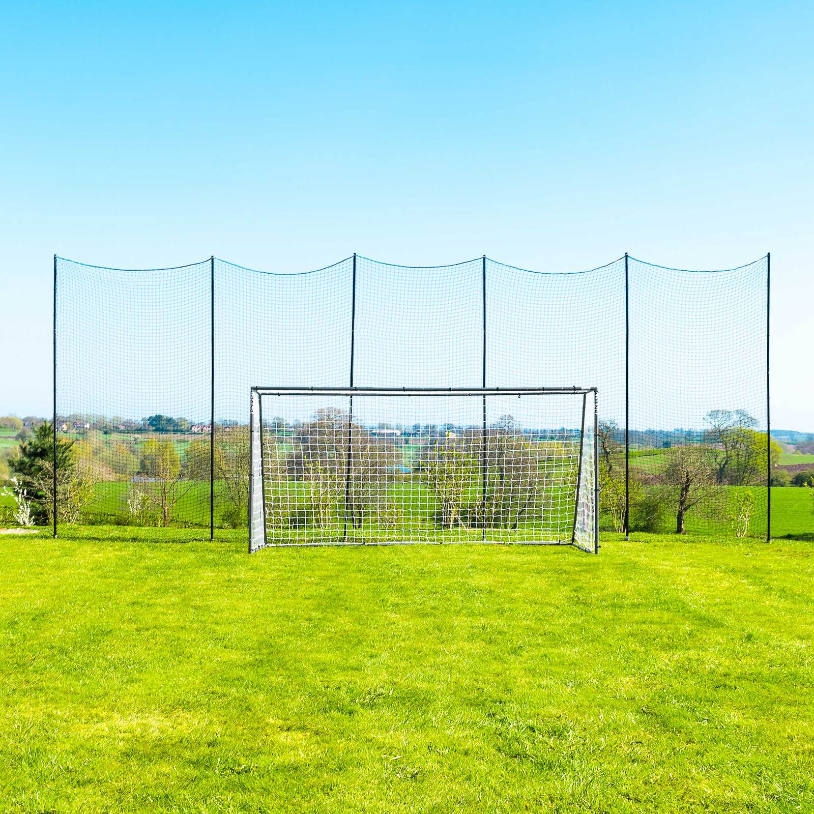 STOP THAT BALL - SOCKETED BALL STOP NET & POST SYSTEM