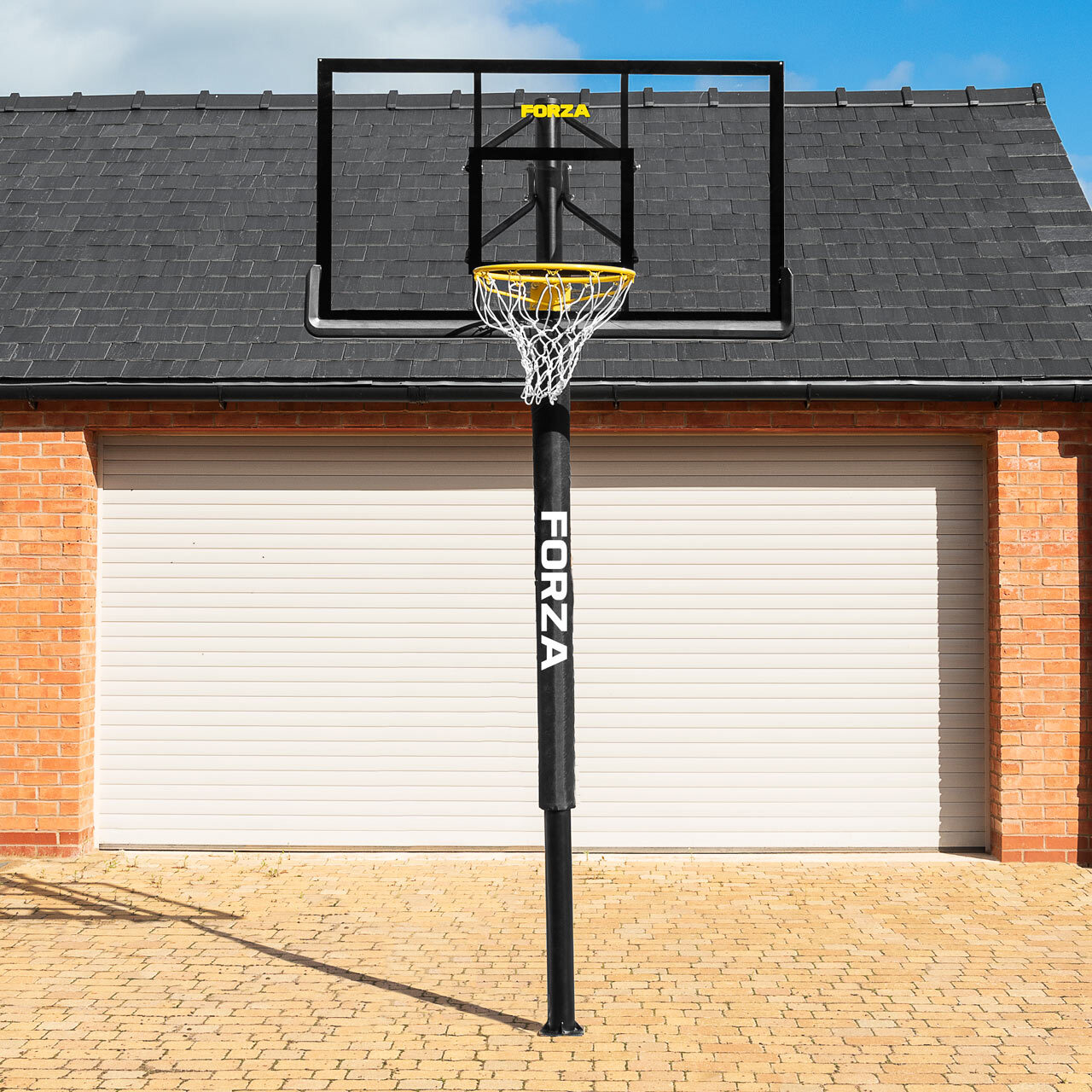 FORZA BASKETBALL POST & HOOP [SOCKETED] [Backboard Size:: 142cm x 95cm]