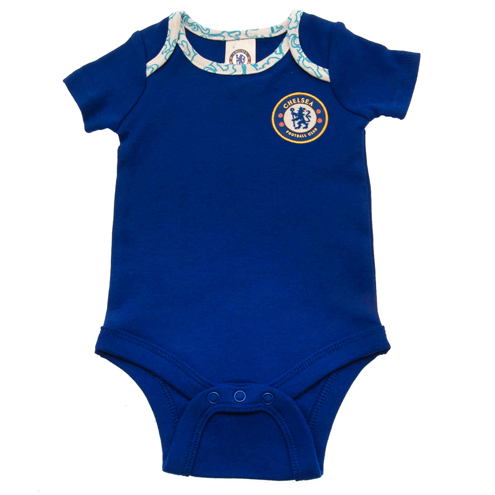 Chelsea FC 2 Pack Bodysuit LT [Size:: 12-18Mths]