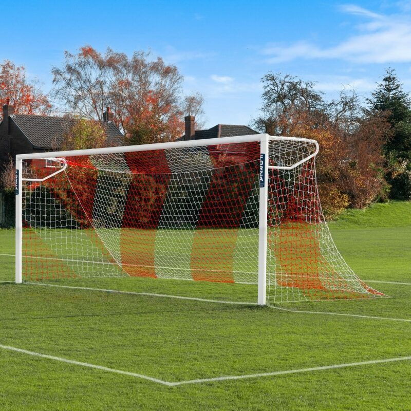 Striped/Two Colour - Soccer Goal Nets [10x Colour Options]