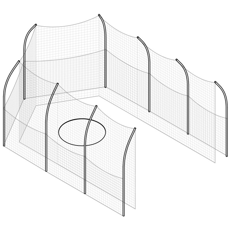 BARRIER NET FOR 8030 DISCUS CAGE