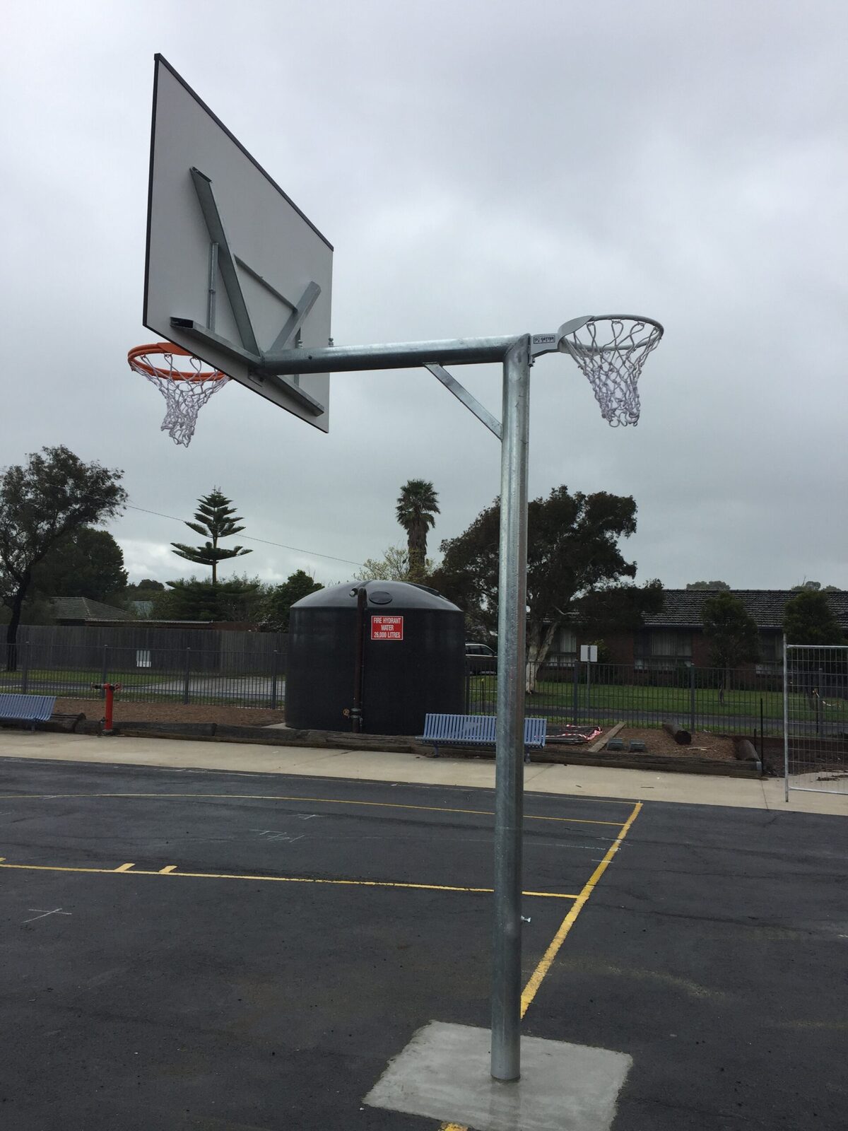 Reversible Basketball/Netball Tower