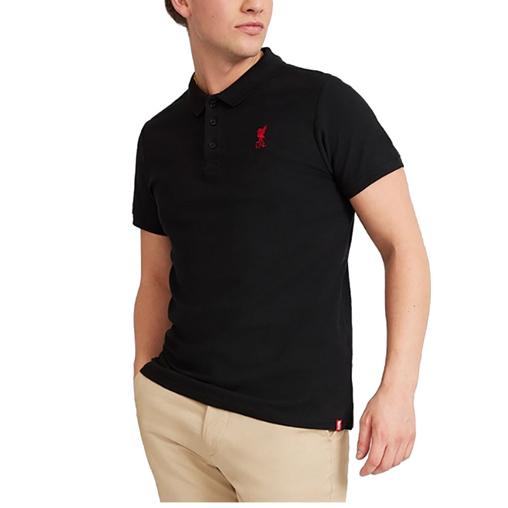 Liverpool FC Conninsby Polo Mens Black -  Medium