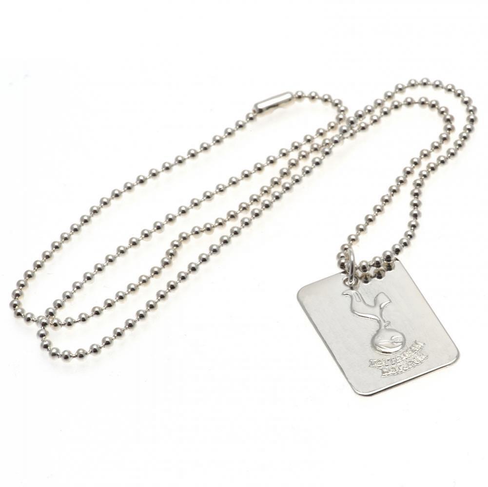 Tottenham Hotspur FC Silver Plated Dog Tag &amp; Chain