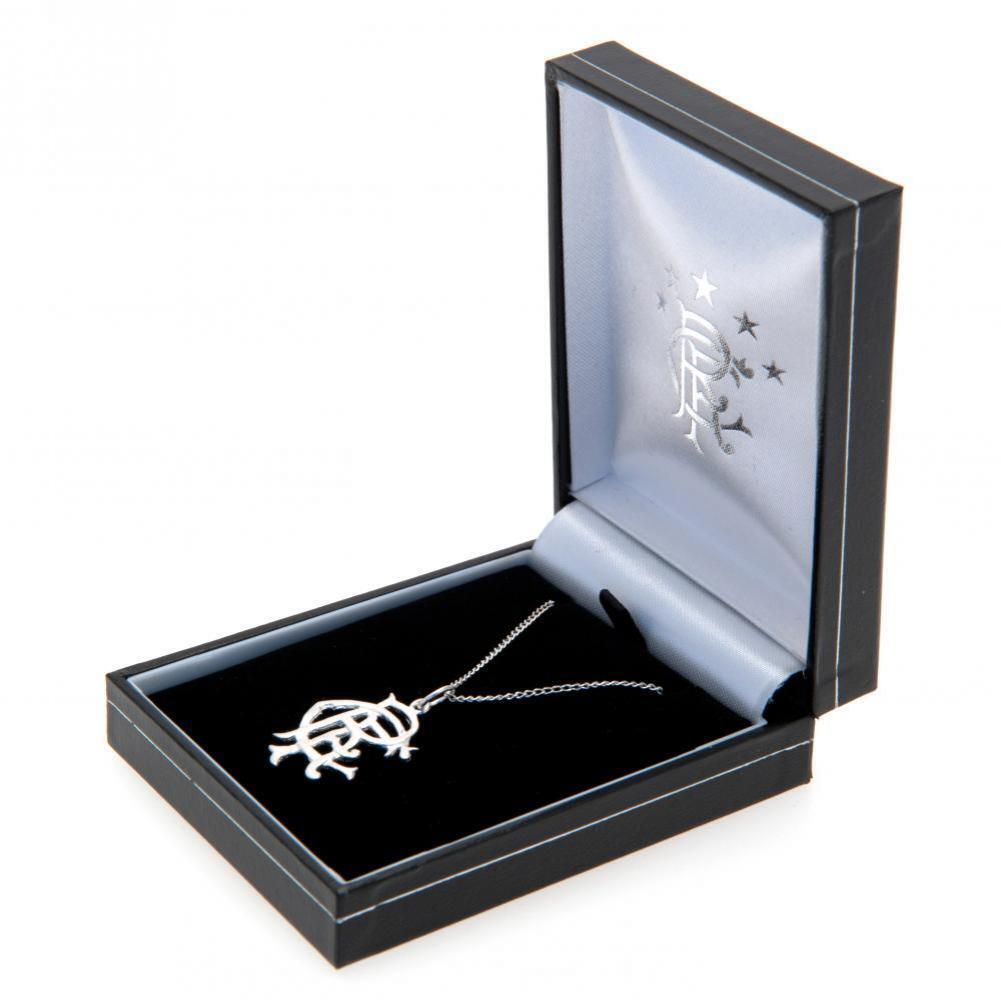 Rangers FC Sterling Silver Pendant &amp; Chain