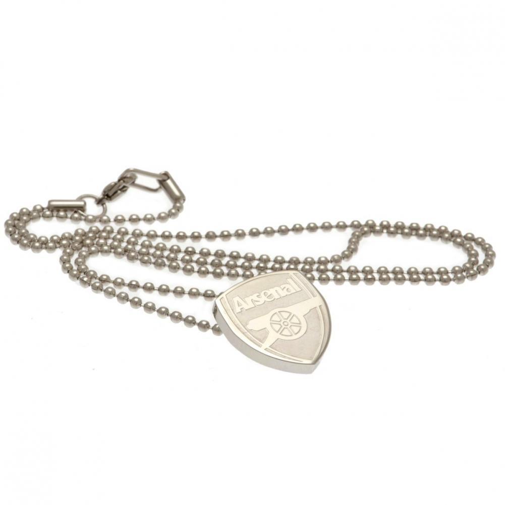 Arsenal FC Stainless Steel Pendant &amp; Chain
