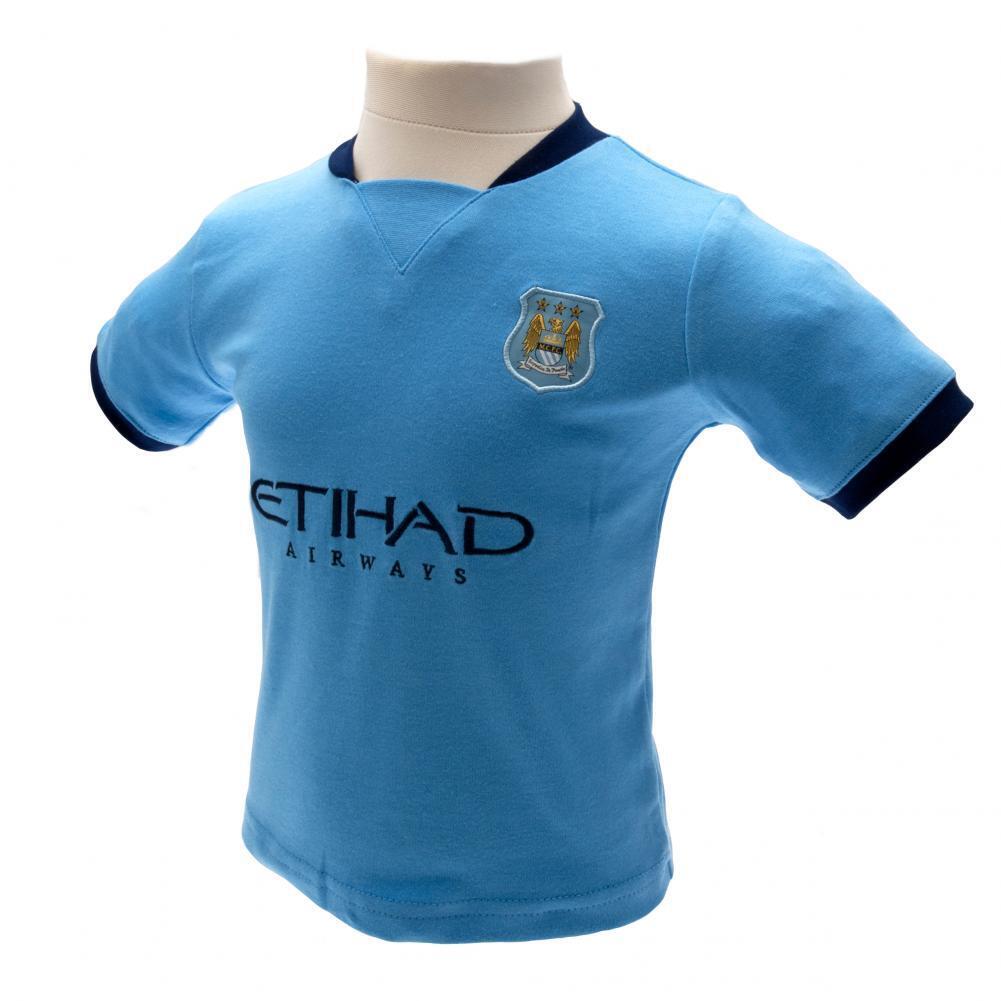 Manchester City FC Shirt &amp; Short Set 9/12 mths NC