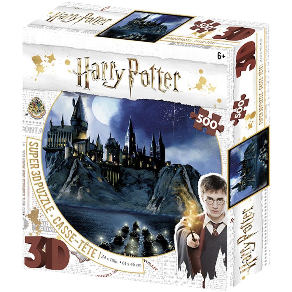 Harry Potter 3D Image Puzzle 500pc Hogwarts Night