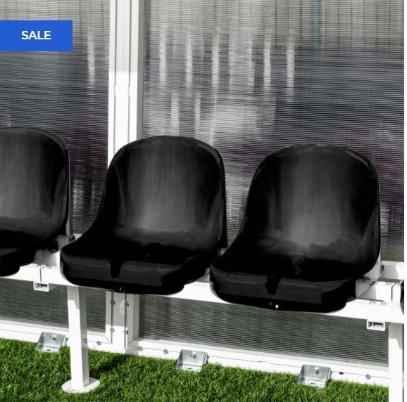 FORZA EURO TEAM SHELTER [HEAVY DUTY/QUICK ASSEMBLY] [Shelter Length & Seats:: 2m Shelter | 4 Seats] [Colour: White]