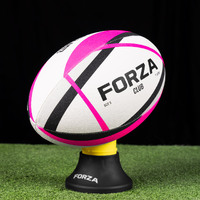FORZA Club Rugby Ball [4 Sizes] [Ball Size:: Size 2] [Colour: Blue] [Pack Size:: Pack of 3]