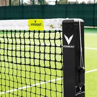VERMONT 360° FREESTANDING PICKLEBALL POSTS [TOURNAMENT GRADE] [Colour: Black] [Package Type:: Posts Only] [Post Weights: With Weights]
