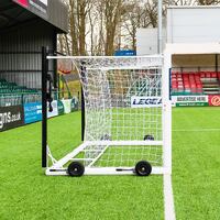 3.7M X 1.8M FORZA ALU110 FREESTANDING STADIUM BOX SOCCER GOAL [Single or Pair:: Single] [Wheel Options:: 360° Wheels] [Goal Weights:: With Weights]