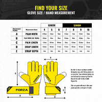FORZA Club Goalkeeper Gloves [Colour: Black]