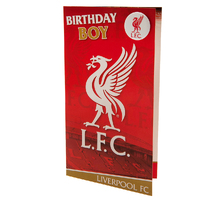 Liverpool FC Birthday Card Boy