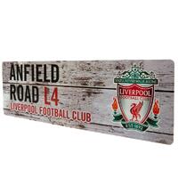 Liverpool FC Rustic Garden Sign