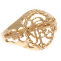 Rangers FC 9ct Gold Crest Ring X-Small