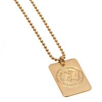 Celtic FC Gold Plated Dog Tag &amp; Chain