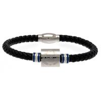 Chelsea FC Colour Ring Leather Bracelet