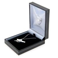 Arsenal FC Sterling Silver Pendant &amp; Chain GN