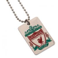 Liverpool FC Enamel Crest Dog Tag &amp; Chain