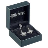Harry Potter Sterling Silver Crystal Earrings Time Turner