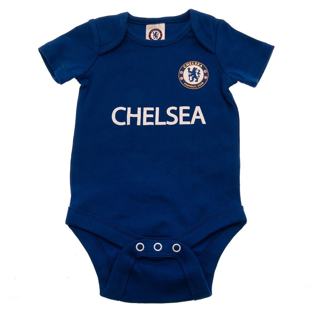 Chelsea FC 2 Pack Bodysuit BW