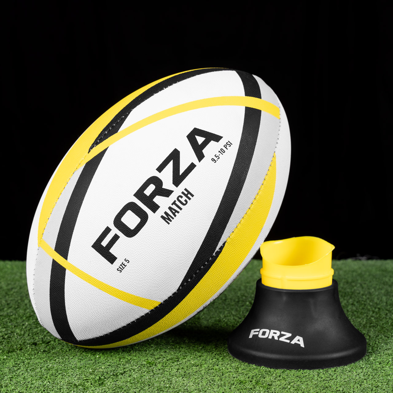FORZA Match Rugby Ball [3 Sizes] [Size:: Size 3]