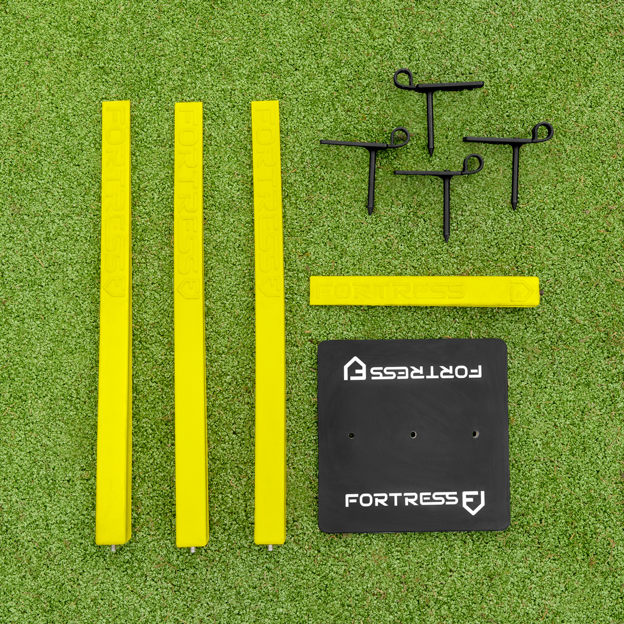 FORTRESS [Build Your Own] Flexi Cricket Stumps [Type:: Full Size Stump (Yellow)]