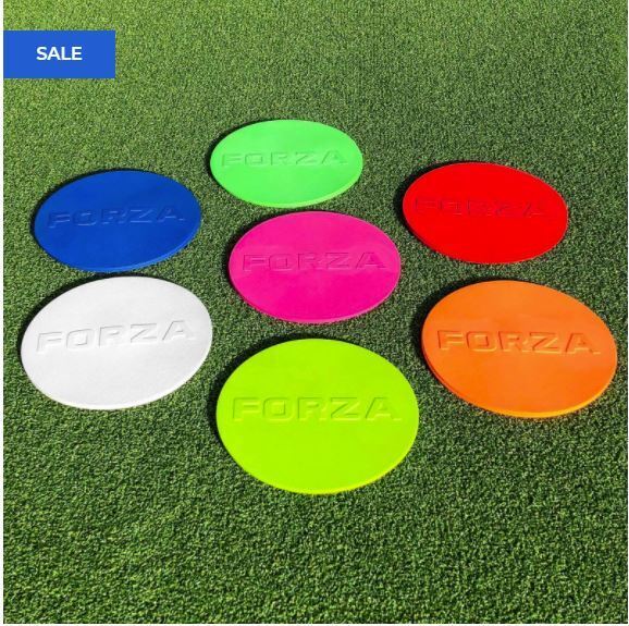 FORZA FLAT DISC MARKERS [ALL COLOURS] [Colour: White]