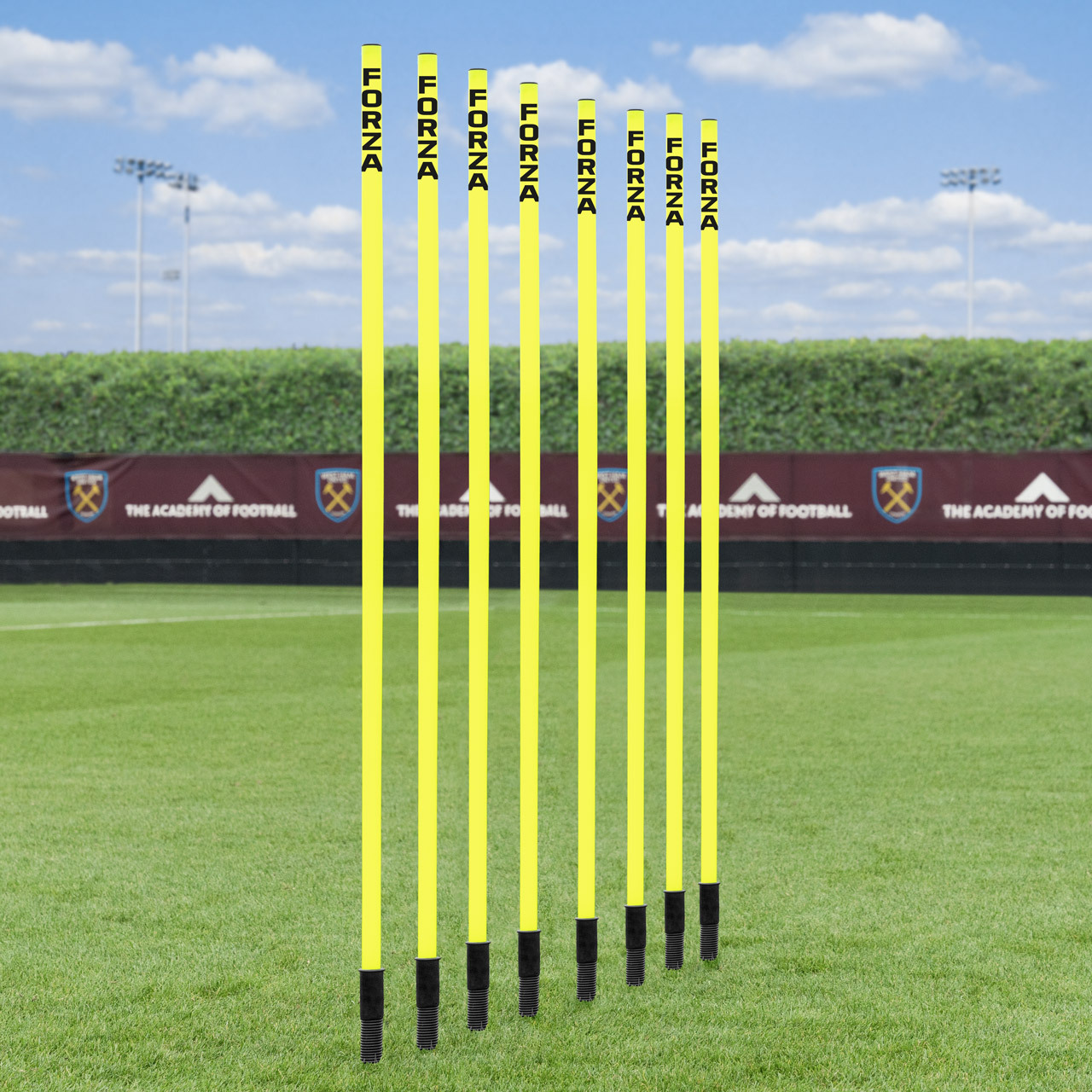 FORZA 1.8M SPRING LOADED SLALOM TRAINING POLES [34MM] [Set Size:: Pack of 8]