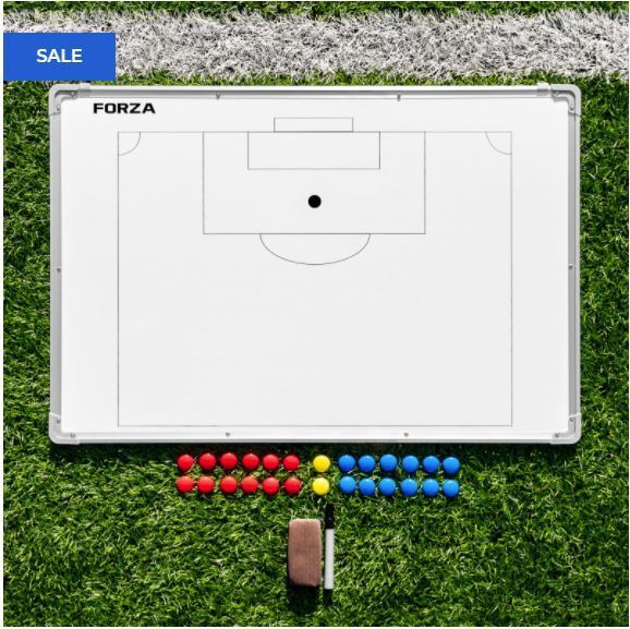 FORZA 90CM X 60CM DOUBLE-SIDED SPORT COACHING BOARD [13 SPORTS AVAILABLE] [Sport Type:: Soccer] [Optional Carry Bag :: With Carry Bag]