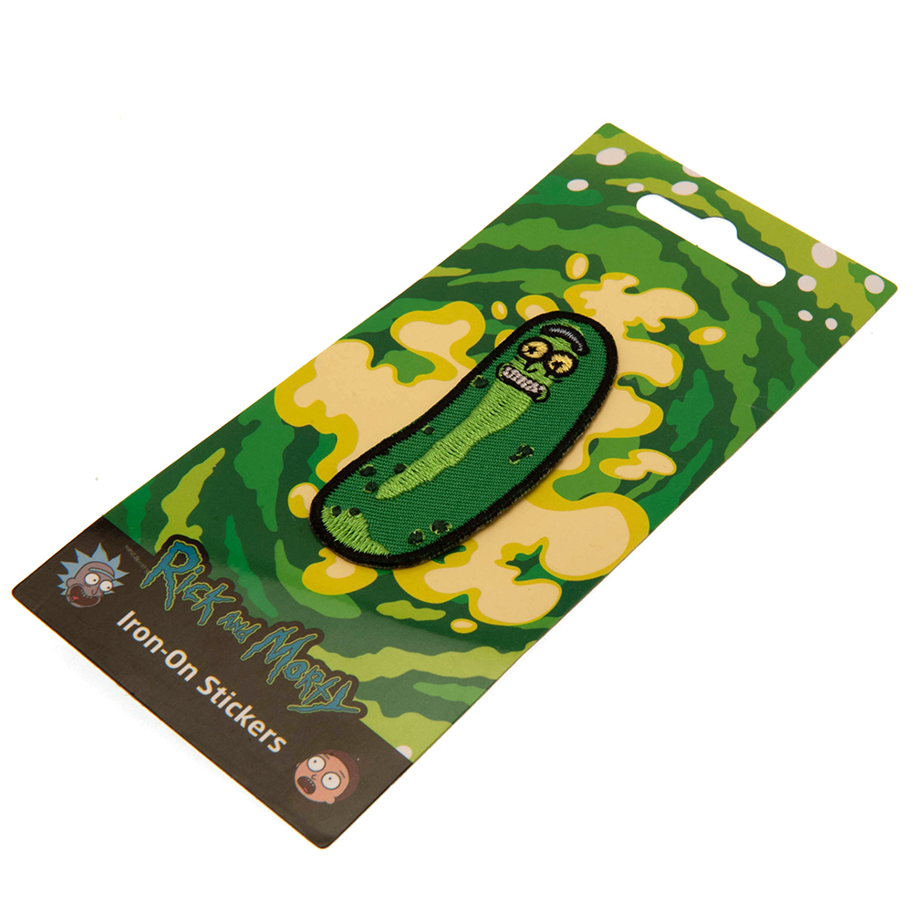 Rick And Morty Iron-On Patch Pickle Rick