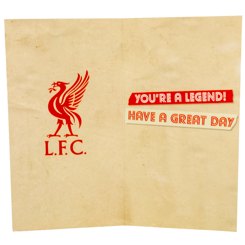 Liverpool FC Dad Birthday Card