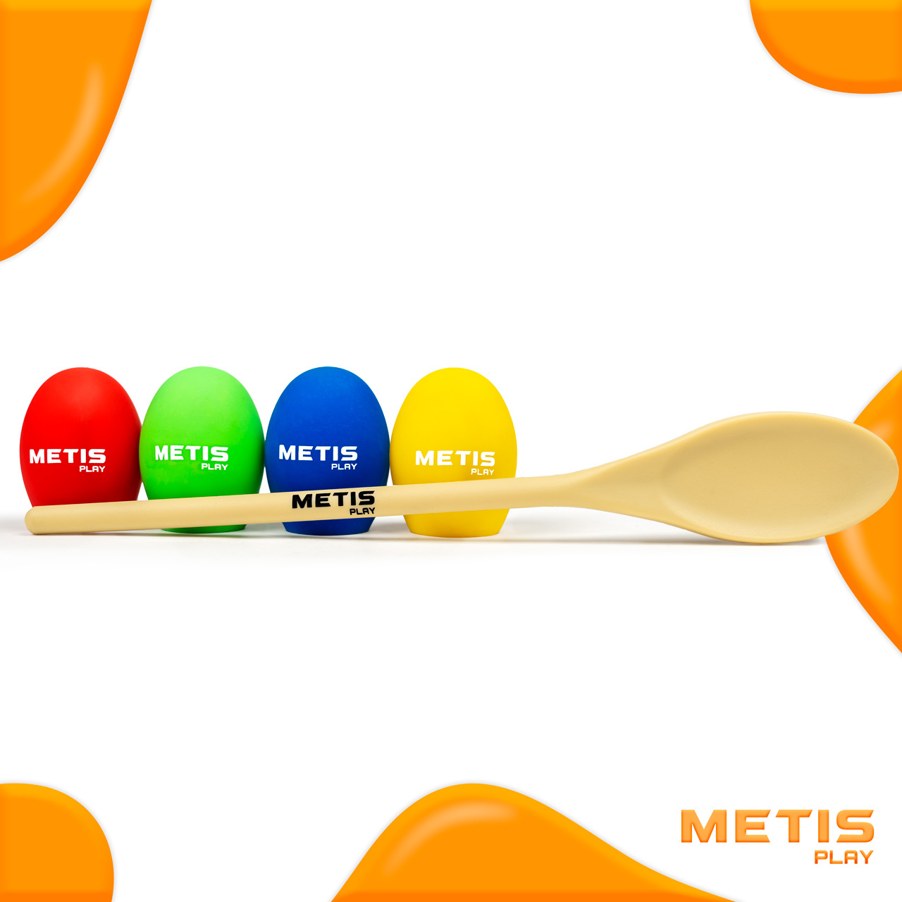 METIS Play Egg & Spoon Set [Pack Of 4]