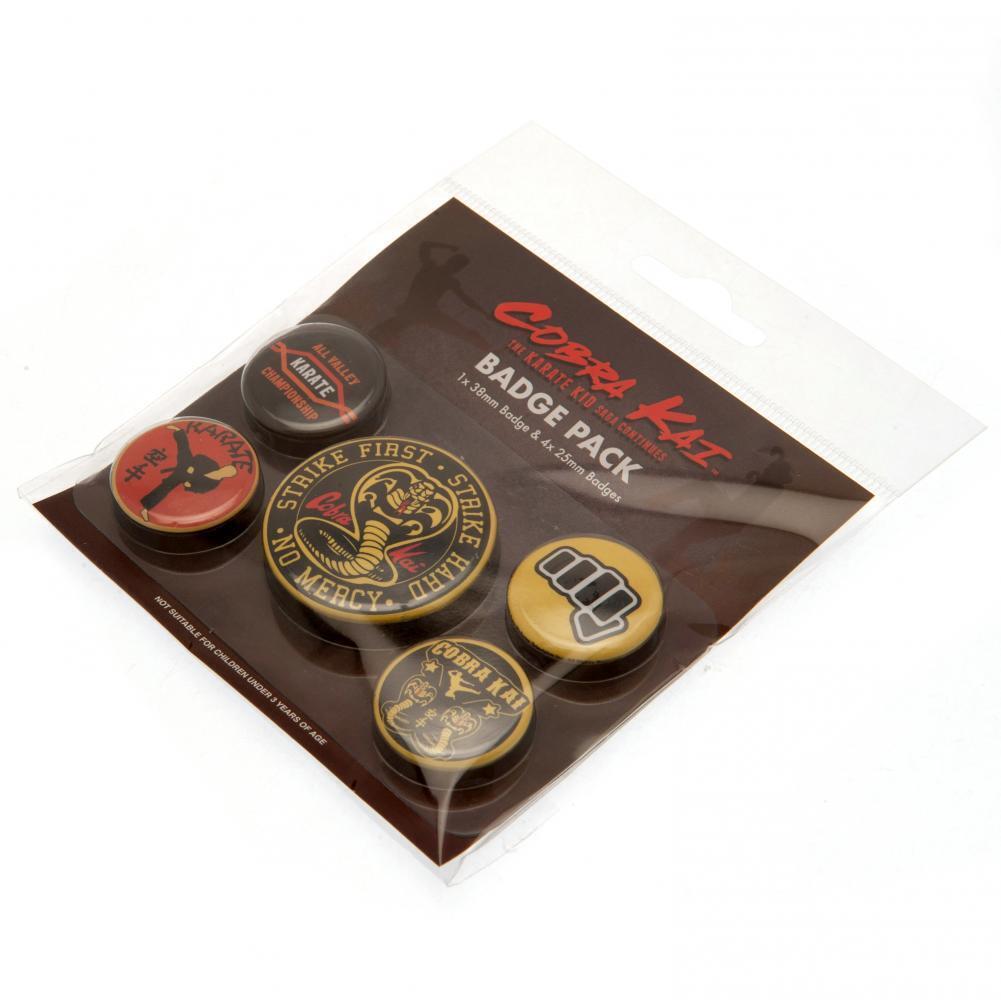 Cobra Kai Button Badge Set