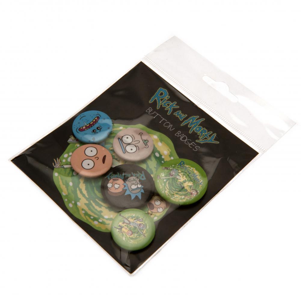 Rick And Morty Button Badge Set