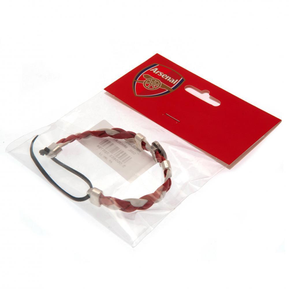 Arsenal FC PU Slider Bracelet