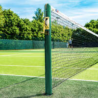 VERMONT TENNIS NET & POSTS CUSTOM PACKAGE [Tennis Post:: Square Post] [Tennis Net:: Post + 3.5mm DT Tennis Net - (12.8m Doubles)]