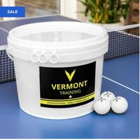 VERMONT TABLE TENNIS BALLS [Ball Standard: 3 Stars | Pro] [Pack Size:: Pack of 3]