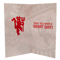 Manchester United FC Birthday Card Retro