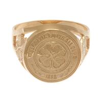 Celtic FC 9ct Gold Crest Ring Large