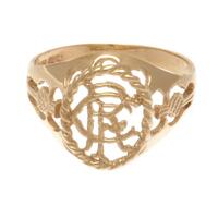 Rangers FC 9ct Gold Crest Ring X-Small