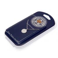 Leicester City FC Silver Plated Pendant &amp; Chain
