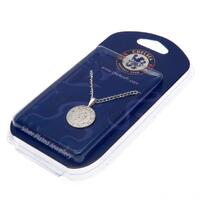 Chelsea FC Silver Plated Pendant &amp; Chain XL