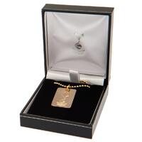 Tottenham Hotspur FC Gold Plated Dog Tag &amp; Chain